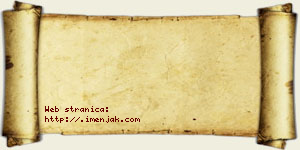 Blaža Rajić vizit kartica